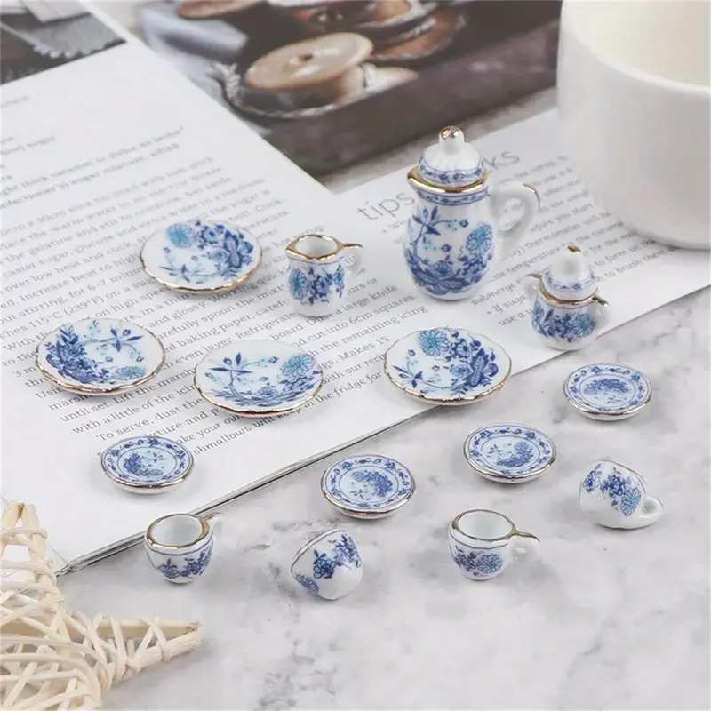 Vintage Collectible Items - 15 Teile/satz Vintage Miniatur Weiß Porzellan