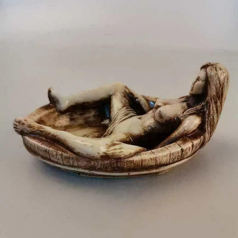 Vintage Collectible Ashtrays - Seltener chinesischer antiker Aschenbecher – wunderschönes