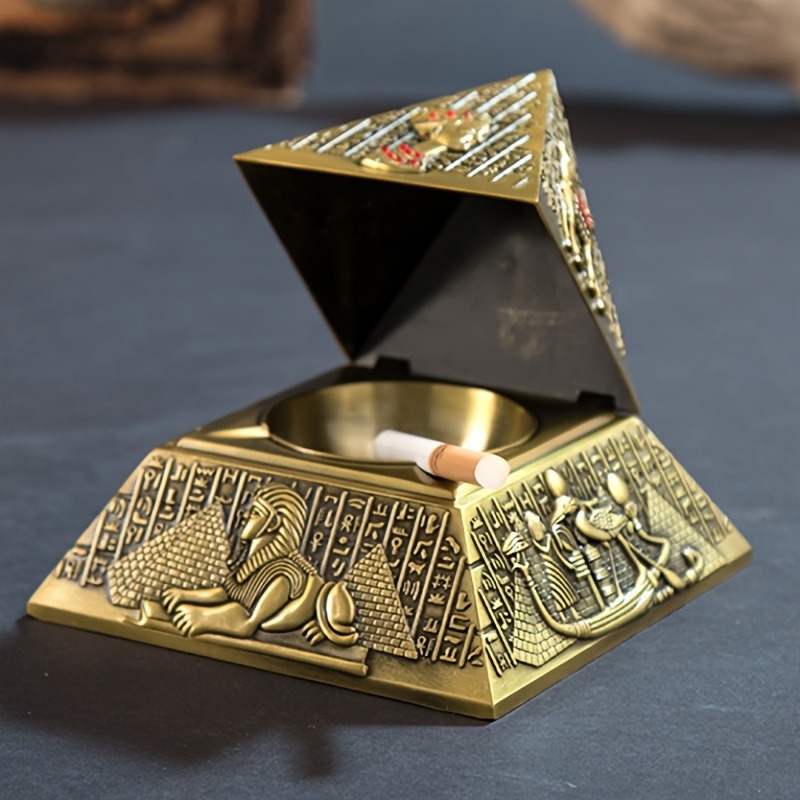 Ägyptischer Pharao-Pyramiden-A – Vintage Collectible Ashtrays Bewertung und Preis