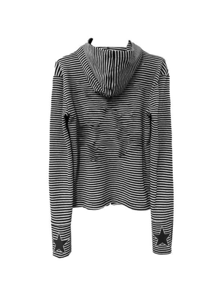 Herren Damen Gothic-Stil Gestr – Vintage Zip Hoodie Bewertung und Preis