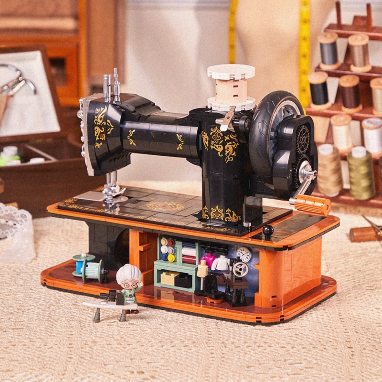 Vintage Handkurbel-Nähmaschine – Vintage Collectible Shop Bewertung und Preis