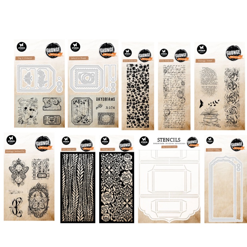 Tag Umschlag Grunge Collection – Vintage Collectible Stamps Bewertung und Preis