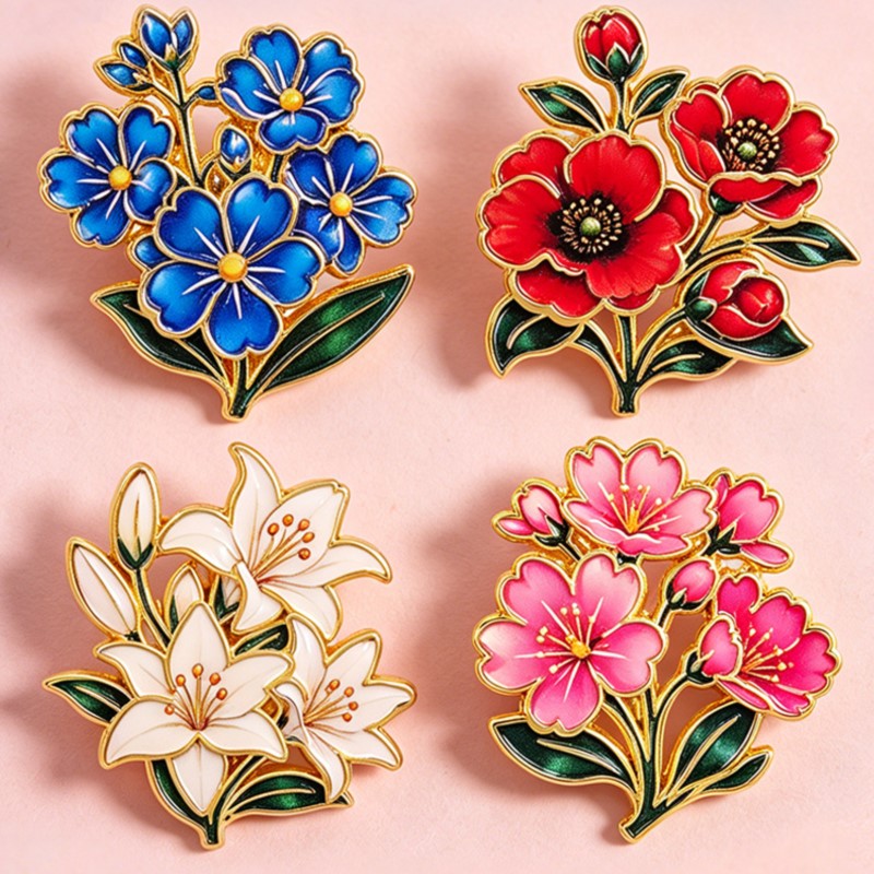 Niedliche Vintage Bunte Blumen – Vintage Items Bewertung und Preis