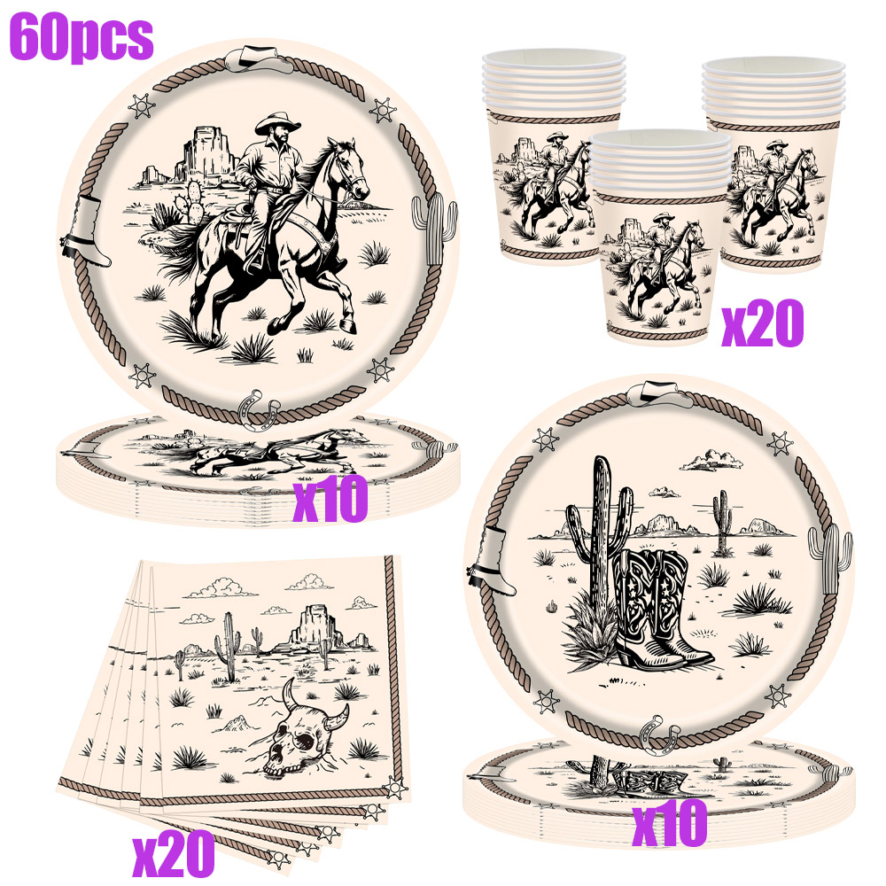 Vintage Western Cowboy Party-G – Vintage Things Collection Bewertung und Preis